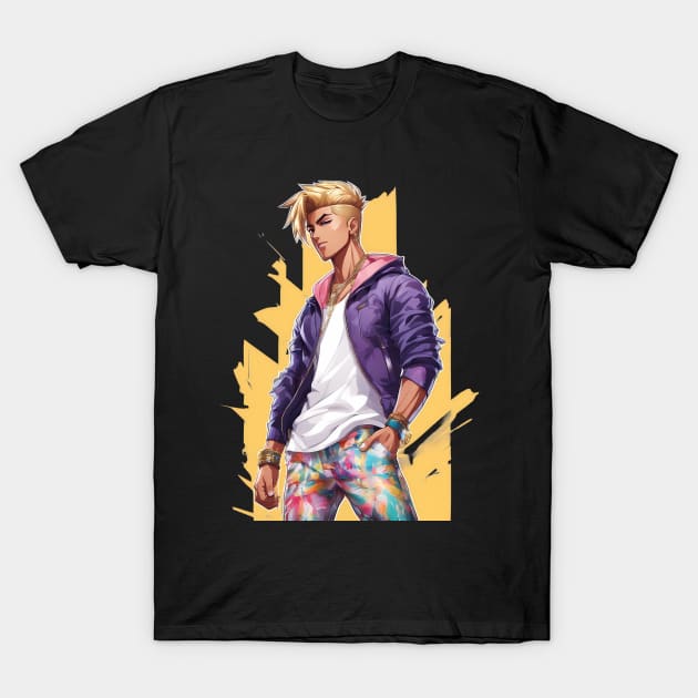 Cute Anime Boy T-Shirt by animegirlnft